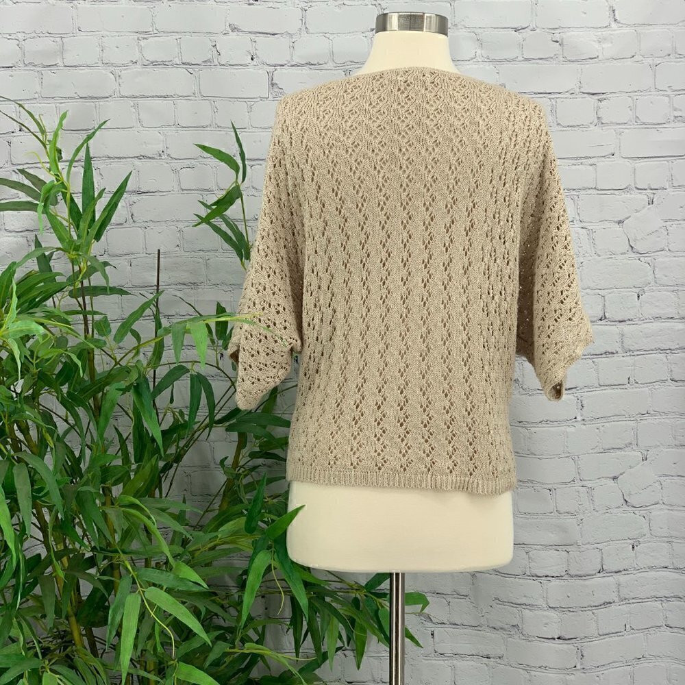 Staring at Stars Tan Crocheted Top - Picture 3 of 6